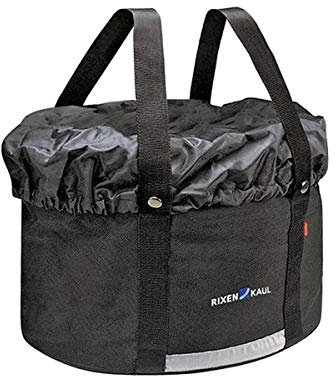 KLICKfix Farradtasche Shopper Plus Schwarz Lenkertasche, 29 x 38 x 25 cm