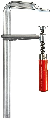 BESSEY Ganzstahlzwinge GZ40 | 400 mm Spannweite | 120 mm Ausladung | Federndes und elastisches Spannen reduziert Vibrationen und ermöglicht präzise Ergebnisse bei Holz- und Metallarbeiten