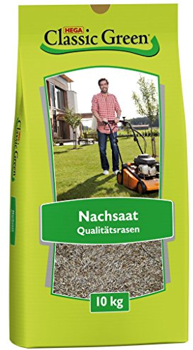 Classic Green Rasensaat Nachsaat - Reparatur| Grassamen | Rasensamen 10kg | Premium Rasensaat | Rasensaat Nachsaat | Rasensaatgut | Rasensaat Reparatur| Regeneration | Reparatur