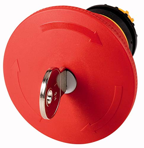 Eaton M22-PVS45P-MS1 Pulsador Parada de Emergencia, 45 mm, Rearme por Llave, MS1