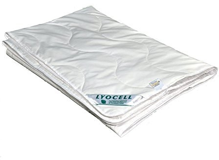 betten-traum-land Betten-traum-land Sommerdecke superleicht 100 natürliche Lyocell-Tencel-Baumwolle, Lyocell, Weiß, 240 x 220 cm