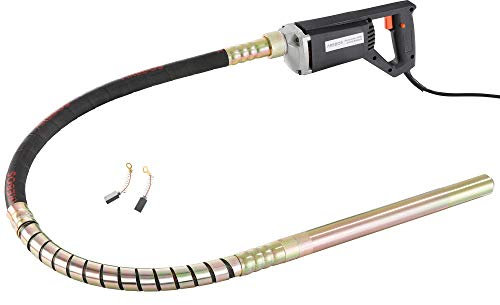 Arebos Vibrateur à Béton Interne Cylindrique Vibrante Pour Beton | 580W | 1,5m | Poignée Pistolet | Portable