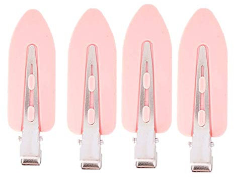 4 piezas de pinzas para el cabello sin doblar las mujeres sin pliegues pasador de pelo rizado pinzas para el peinado y maquillaje accesorios para el cabello