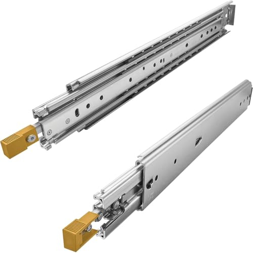 1 Paar Vadania Schwerlastauszüge, 800 mm, 200 kg, mit Feststellfunktion | Schwerlastauszug mit Feststellfunktion, max. 200 kg.