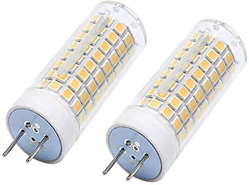 G8/GY8.6 LED Bulb Dimmable 10W Ceramic Equivalent to Halogen Bulb 75W-100W, T4 JCD Type G8 Bi-Pin Base, AC 120V Warm White 3000K for Under Cabinet Light, Under Counter Kitchen Lighting