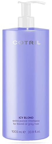 Cotril icy blond extra purple champú para cabellos rubios 1000ml