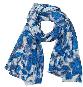 ESPRIT Damen 083EA1Q304 Winter-Schal, 430/BLUE, 1SIZE