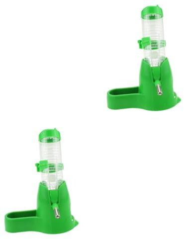 2St Hase Trinkflaschenhalter für Kleintiere Futterstelle für Kaninchen automatische Trinkflasche Hamster Haustier Ball Wasserflasche Kaninchenfutter Zubehör Wiederverwendbar