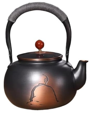 Teiera Bollitore, Teiera in Ghisa, Bollitore for il Tè, Bollitore Tetsubin Giapponese in Ghisa con Infusore in Acciaio Inox