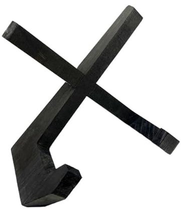 WANGAIDCE Kochbuchhalter Kochbuchständer, handgefertigter Kochbuchhalter, Rezeptbuchhalter for Präsentationsständer, Rezeptständer Für Rezepte, Küche(Black)