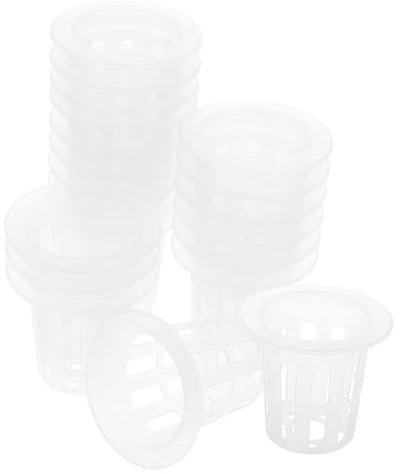 GALPADA 100pezzi Cestini Per Piantagioni Idroponiche in Plastica Cestini Fissi Per Piante Vasi Da Vivaio Per Coltivare Ortaggi e