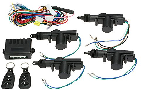 CHENTON Kit di blocco universale per portiera auto, sistema di accesso senza chiave, telecomando centralizzato, con pulsante di rilascio del bagagliaio