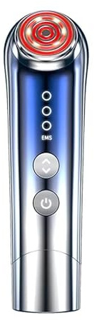 Dispositivo a Radiofrequenza Professionale Massaggiatore Viso Multifunzionale Antirughe di Bellezza EMS Lifting Anti-Età Anti-Acne, Massaggiatore Facciale Elettrico Pulizia Profonda