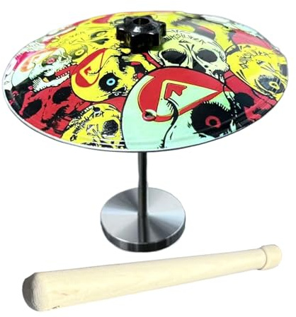 HohuzSruk Desk Mini Drum, Funny Gadget with Drumstick, Mini Drum Fidget Toy, for Adults, Teenagers, Students, Music Lovers, Living Room, Bedroom, Office, Student Room