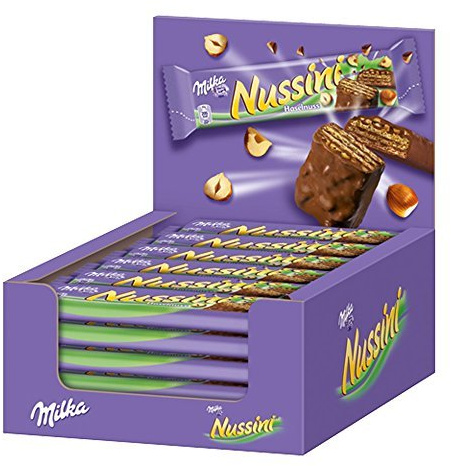 Milka Nussini Schokoladenriegel, 30x 31g