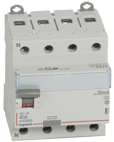 Interrupteur différentiel 4P 400V~ 40A type A 30mA - 4 modules