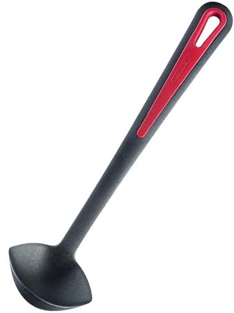 Westmark 29542270 Soßenlöffel Gallant, PA/TPE, schwarz/rot, 29 x 7,9 x 6 cm