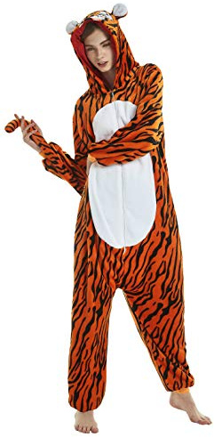 FunnyCos Adult Onesie Animal Pajamas Unisex Halloween Cosplay Costume Loungewear