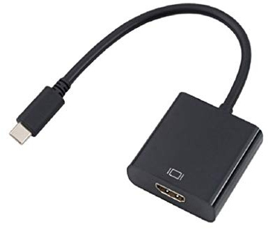 DITM® Adaptateur USB-C Type C USB 3.1 Mâle à HDMI Femelle Noir