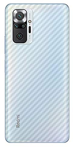 NOKOER Protector Trasero para Xiaomi Redmi Note 10 Pro, [4 Piezas] 0.1mm Suave Ultrafina Back Protector Flim [Antideslizante] [Huella Digital Anti] [Prevención de Arañazos]