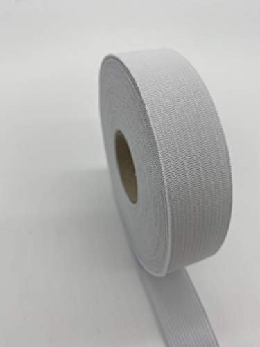 Hausmann Gummiband, Gummilitze, Wäschegummi, Hosengummi, Farbe: Weiß, Breite ca. 5-60 mm, Verschiedene Längen Deutsches Qualitätsprodukt (5, 25)