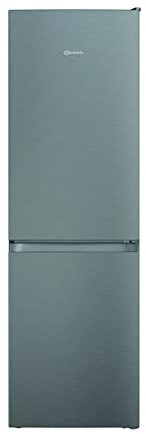 Bauknecht KGN 18D13IN Kühl-Gefrier-Kombination/EEK D /191,2 cm Höhe /201 kWh/Jahr/104L Gefrierteil/leise 34dB /Active Oxygen/Total NoFrost/Active-Inverter-Kompressor/Active Fresh, Silber