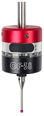 CNCTOPBAOS CF-38 3D Trigger Edge Finder to Find Machining Center,CNC Milling Machine 3d Touch Probe Three-Coordinate Waterproof Precision Probe Centring Rod Tool Setter with Tip