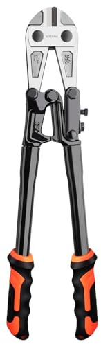 NOEAIKE 14 Inch Bolt Cutter Heavy Duty Forged T8 Steel Blade Wire Cutters for Chain/Metal/Screw/Rivet/Fence with Rubber Grip Handle