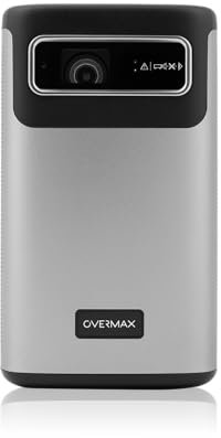 Multipic 8.1 - Proiettore Portatile Wireless con Risoluzione 4K, Luminosità 5000 Lumen, Auto Focus, Keystone, Android 9.0, Batteria Integrata 2,5h, Wi-Fi, Bluetooth, Altoparlanti 5W