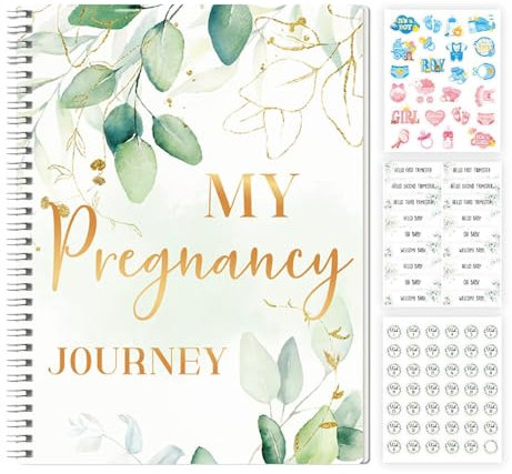 Sionhiuo Schwangerschaftstagebuch, Schwangerschaftsplanerbuch | Tagebuch-Planer-Erinnerungsbuch | Übersichtlicher, wöchentlicher und monatlicher Organizer für Baby-Wachstumsaufzeichnungen,