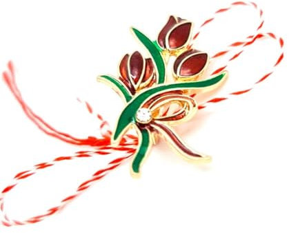 Broche ramoneur ou bouquet de tulipes – Martisor