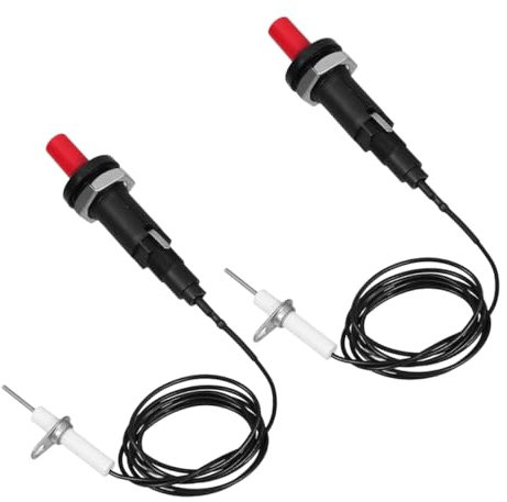 TOYANDONA 2pièces Allumeur à Bouton-Poussoir pour Cuisinière à Gaz Réutilisable pour Barbecue Foyer à Gaz Réchaud De Camping De Rechange pour Cuisine Plein Air