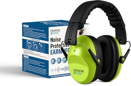 Serene Stock Kids Ear Defenders - 26db SNR Ear Defenders - Sound Blocking Earmuffs Autism - Noise Cancelling Headphones Toddlers