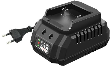 Caricabatterie Intelligente al Litio da per Trapano Elettrico - Caricabatteria Rapido per Utensili Elettrici con Batterie