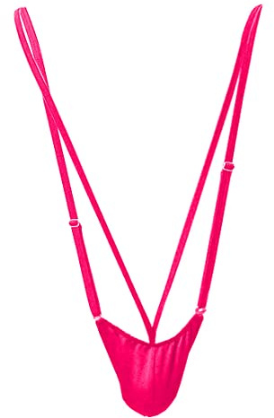 VemeFufu Perizoma Mankini Borat Costume da bagno Uomo Sexy Suspensorio V Sling Costume da bagno Costume da festa Bikini String per Uomo Beachkini Spiaggia Natale Halloween, Taglia unica