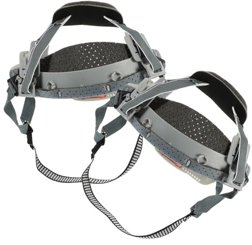 LIFKOME 2pcs Casquette de Sécurité en Plastique Inserts Antichoc, Protection Les Chocs, Ventilation Améliorée pour Travaux Extérieurs et Maintenance