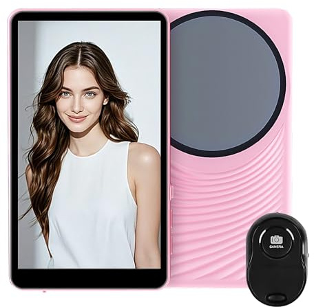 Monitor de Pantalla para Selfies de Teléfono Vlog | Espejo para Móvil De Cámara Trasera para Grabar,Accesorios para Smartphone Sin Latencia Vlogging para Casa Viajes y Exteriores
