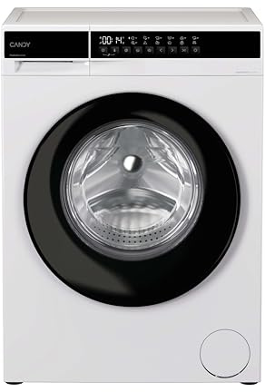 CANDY - Lave-Linge Hublot - Machine à Laver 7kg/1200 trs/min - Classe Énergétique A - Plusieurs Programmes - Fonctionnement Economique - Blanc - 85 x 60 x 47 cm - Modèle EY 27SB7-S