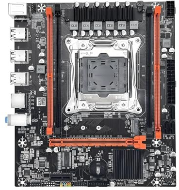 Kit Carte mère Gaming X99 avec processeur Intel Core i5-2680 V4 (LGA2011-3), 2 x 16 Go de RAM DDR4 ECC 2133 MHz, M.2 NVMe SATA 2.0 et PCIe 3.0 x16.(Motherboard+CPU)