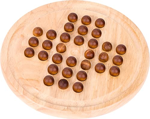 goki HS052 - Solitaire groß mit 32 Holzkugeln