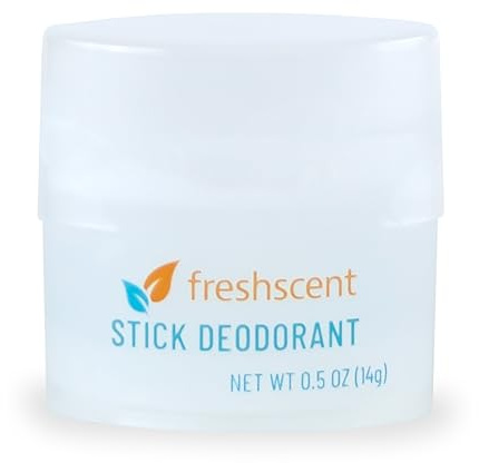 (144 Pack) Freshscent 0.5 oz. Stick Deodorant, Travel Size, Alcohol Free, light fragrance, bulk packed and perfect for donations.