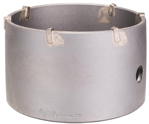 Bosch 1x PRO SDS plus-5 Bohrkrone, 100 x 50 x 72 mm | für Beton, Kalk- und Sandsteine, Ø 100 mm, Professional Zubehör Bohrhammer
