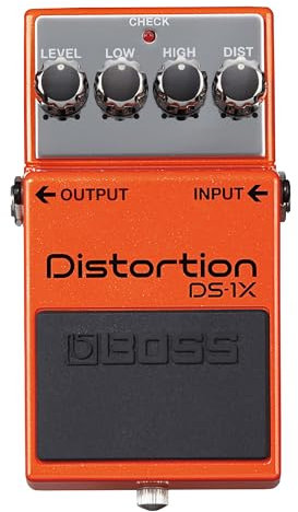 BOSS DS-1X Distortion | Advanced Guitar Effect Pedal Powered by MDP Technology | High-Def Distortion for Modern Players from Crunch to Mega-Gain | Powerful Real-Time Processing