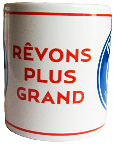 PSG Mug Rêvons plus Grand - Collection officielle Paris Saint Germain [Divers]