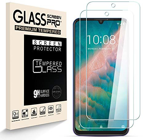 HJX Stücke Schutzfolie für ZTE Smartphone Blade V10, 9H-Härte Tempered Glass, Anti-Kratzer, Einfache Installation, Anti-Fingerabdruck Displayschutzfolie für ZTE Smartphone Blade V10 [2 Stück]