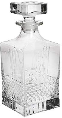 Maxwell & Williams Verona Whiskey Decanter in Gift Box, Cut Crystalline Glass, 75 ml