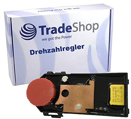 Trade-Shop Regolatore di velocità di ricambio per smerigliatrice angolare Bosch GWS 17-125 CI, GWS 17-125 CIX, GWS 17-150, GWS 17-150 CI