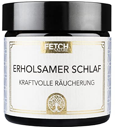 Erholsamer Schlaf Räuchermischung mit Lavendel, Sandelholz & Baldrian – beruhigendes Räucherwerk für Abendrituale & Einschlafhilfe – handgemacht & naturrein – 60ml