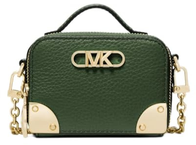 Michael Kors Women Micro Trunk XBODY Bag, Amazon Green
