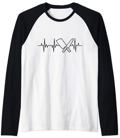 Couteau et hachoir Heartline Carnivore amateur de viande Manche Raglan